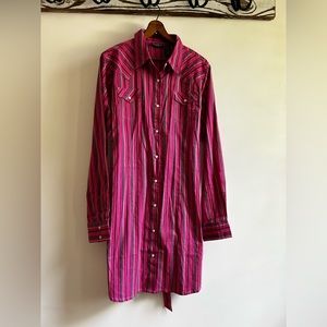 Wrangler retro pink dress